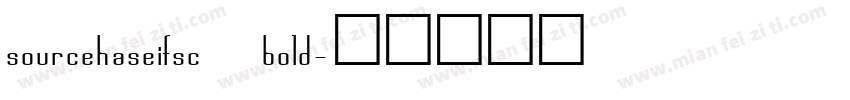 sourcehaseifsc bold字体转换